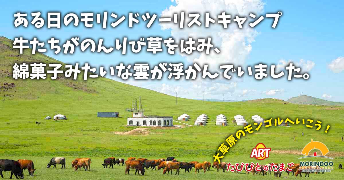 ある日のモリンドツーリストキャンプのぐるり360度